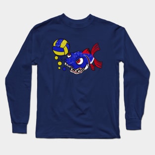 Piranha Volleyball Long Sleeve T-Shirt